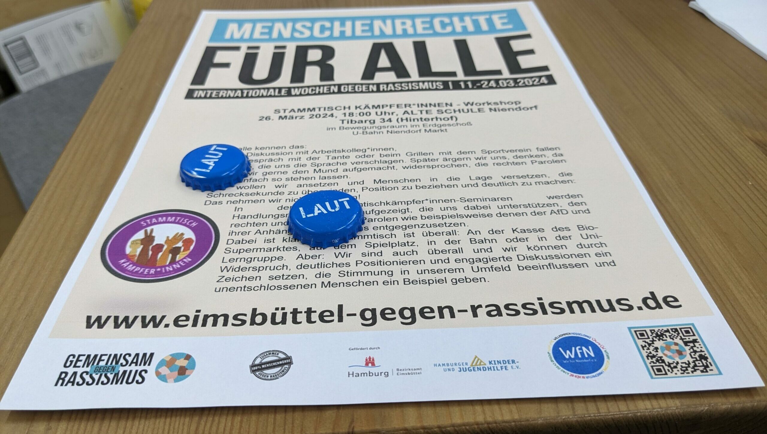 Stammtisch Kämpfer*innen Workshop in der Alten Schule – am 26. März um 18 Uhr