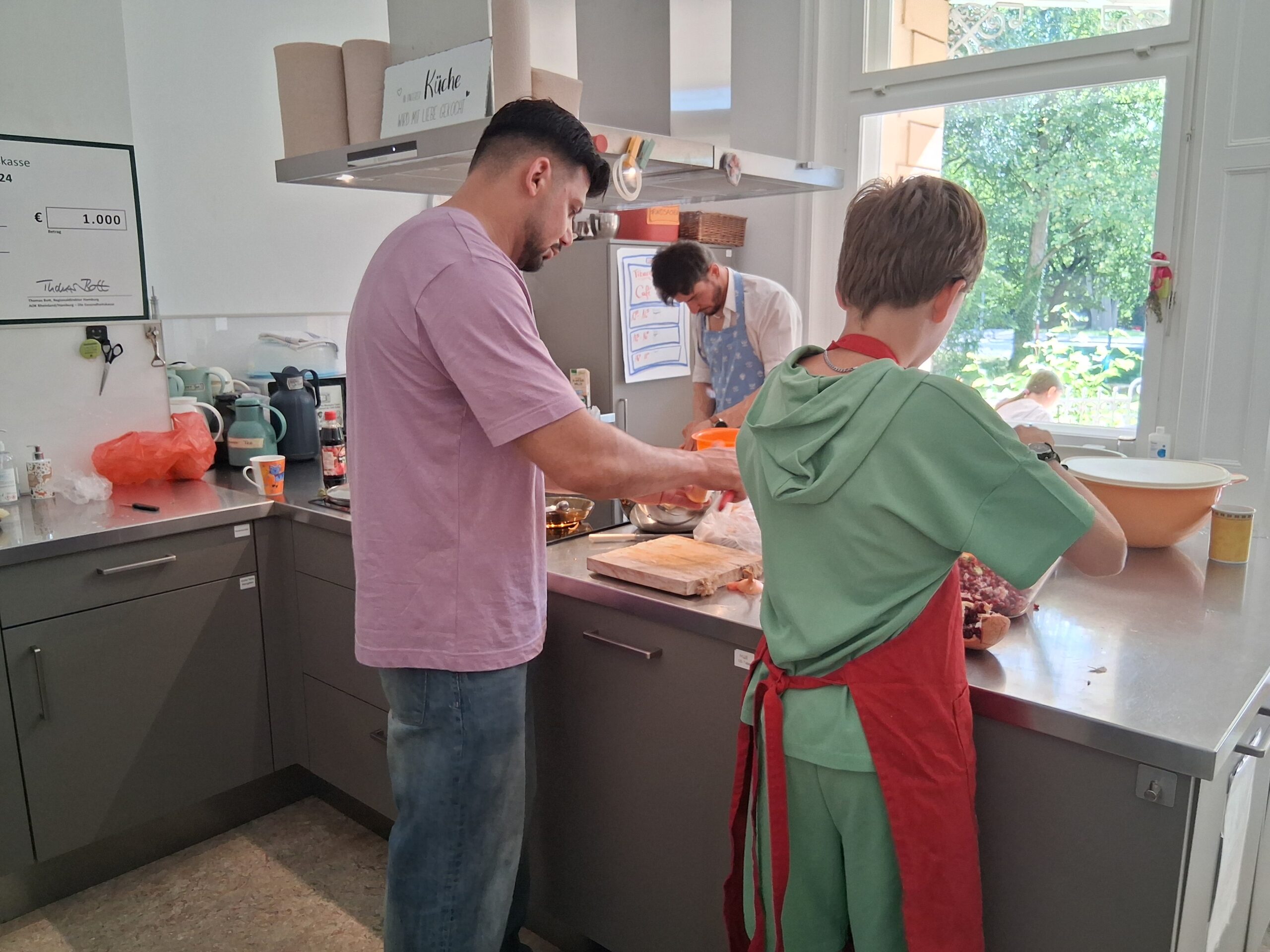Kochen mit Schüler:innen des Gymnasium Bondenwald